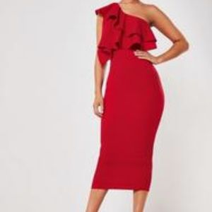 Red Body con dress